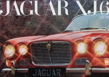 Jaguar XJ 6 Modellprogramm 1969 Automobilprospekt (8384)